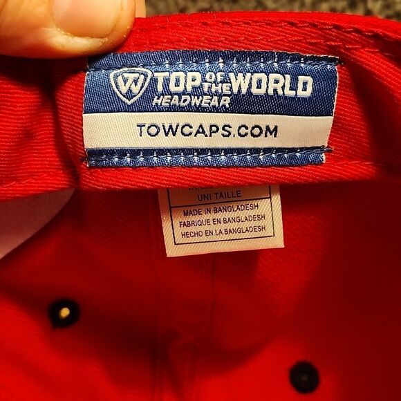 Top of the World Illinois State Redbirds Velcroback Hat - New - Picture 9 of 9